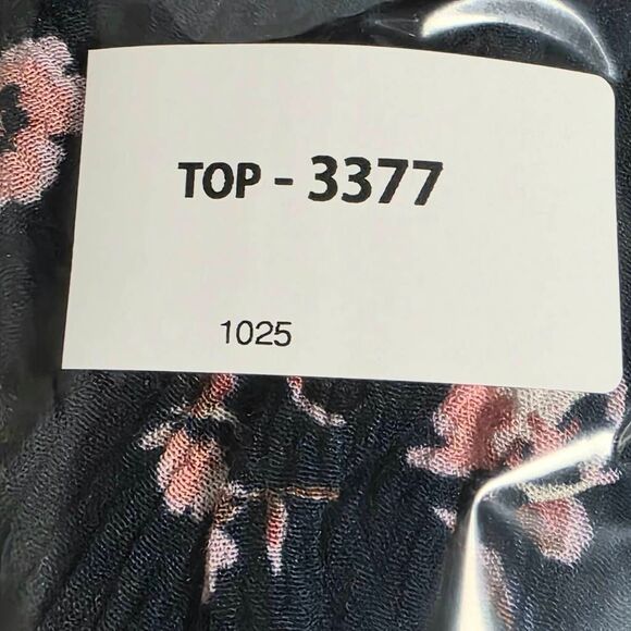 American Eagle Outfitters Navy Floral V-Neck Dress Size 10 - Picture 8 of 8